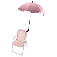 Chaise de plage pliable pour enfants avec parasol réglable et sac isotherme, chaise de patio portable pour tout-petits