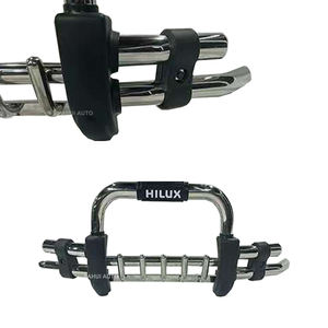 Para parachoques delantero de acero inoxidable para Hilux <span class=keywords><strong>Vigo</strong></span> con protector de parachoques delantero de plástico - Product Image 2