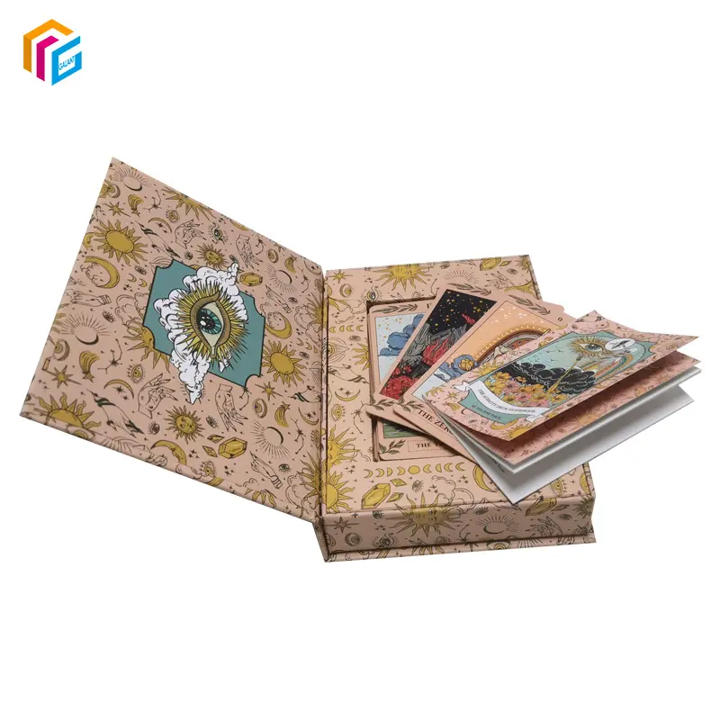 Wholesale Printing Affirmation Cards Custom Motivational Inspirational Positive Oracle Decks Game Tarot Cards With Guidebook