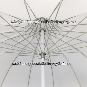 Lusso grande Pagoda all'aperto con Base ombrellone moderno giardino bianco mercato a bordo piscina località <span class=keywords><strong>balneare</strong></span> ombrellone per hotel e Resort - Product Image 2