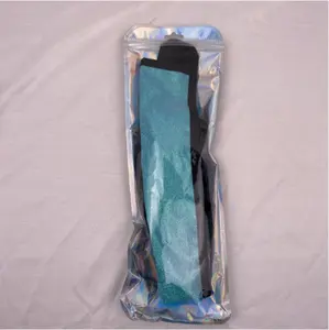 5 Styles In Stock Reflective For Convenient And Portable Hand Fan Packaging Holster