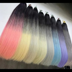 Nouvelles Perruques en Plumes <span class=keywords><strong>de</strong></span> Poulet Teintées <span class=keywords><strong>Paris</strong></span> Painting, Modèle Pliable Trois Générations, Plusieurs Couleurs, Augmentation <span class=keywords><strong>de</strong></span> Volume, Cheveux Naturels, Vente en Gros - Product Image 3