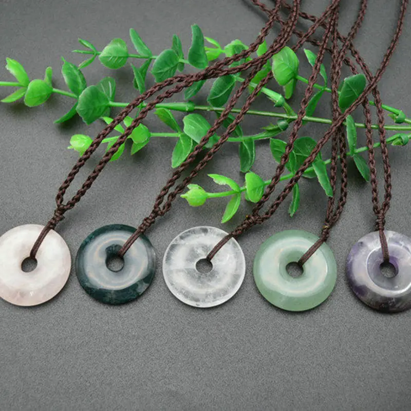 semi precious stone pendants