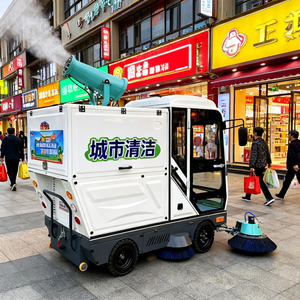 bibo Factory Direct Sale, Custom Made, Four-Wheel All-in-One Pressed Road <b>Sweeper</b>, Specially for Municipal Sanitation - Product Image 3