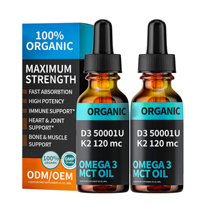 ויטמין ד 3 k2 tropfen 5000iu תוספת פרטית תווית פרטית ויטמין <span class=keywords><strong>d3</strong></span> k2 טיפות - Product Image 1