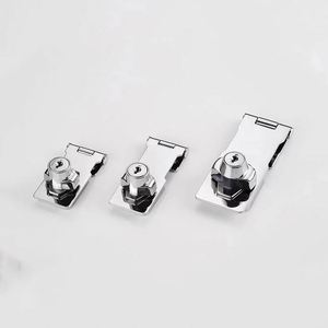 Drawer <b>Lock</b> for Outdoor No Drill Hasp <b>Lock</b> for Wood Iron Gates <b>Cabinet</b> Doors with Latch - Product Image 2
