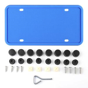 Marcos de Silicona Negros para Matrículas, Paquete de 2, Soportes Universales para Matrículas de Automóviles - Product Image 6