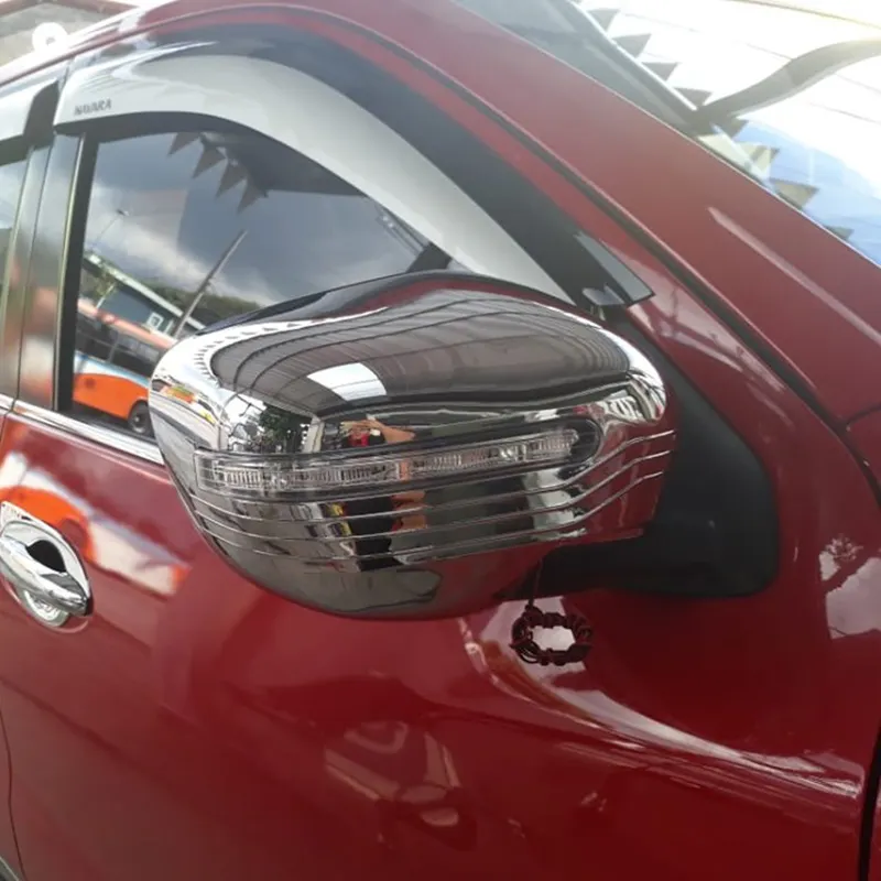 YCSUNZ ABS di Plastica del Bicromato di Potassio Laterale Della Copertura Dello Specchio con LED Per Navara NP300 Frontier 2014 2015 2016 Accessori per Auto