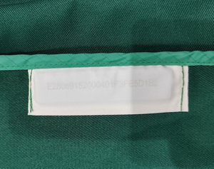 Étiquette textile UHF RFID lavable en lin RFID pour la gestion des vêtements uniformes de vêtements - Product Image 4