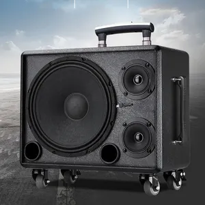 Outdoor Drawbar Speakers Portable LoudSpeaker Blueteeth K Song Subwoofer Audio Music Sound Equipment Amplifiers Speaker Player