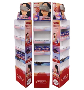 Supermarkt Einzelhandel POP Bodenst änder Schaumstoff platte Wellpappe regal für Nüsse Keks Snacks Brot Süßigkeiten PVC <span class=keywords><strong>Promotion</strong></span> Stand - Product Image 3