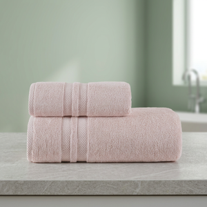 Fluffy Cotton <b>Bath</b> <b>Towel</b> <b>Set</b> Solid Color Rectangle Woven Home Use Adult Machine Wash - Product Image 4