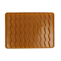 Plateau d'emballage en plastique de luxe pour dattes et chocolats, plateau d'emballage doré personnalisé pour dattes de Dubaï, confiseries, chocolats, pâtisseries