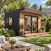 Studio de jardin moderne pour la maison, espace multifonctionnel indépendant pour le travail, les loisirs ou la détente avec une conception préfabriquée gain de place