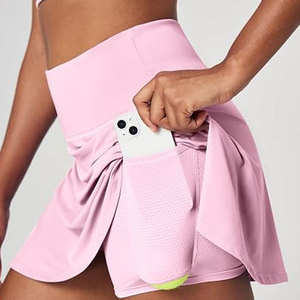 Jupes de sport mini taille naturelle pour femmes, idéales pour le tennis, le golf et le netball, personnalisables (couleurs/design de logo), respirantes, écologiques et antistatiques - Product Image 6
