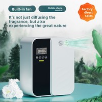 Diffuseur de parfum mural commercial contrôlé par application, capacité 500 ml, pour KTV et lieux publics, élimination des odeurs, fonctionnement silencieux