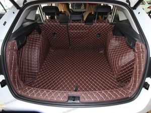 Tapis de coffre de voiture en cuir, doublure de coffre pour <span class=keywords><strong>Skoda</strong></span> <span class=keywords><strong>Kodiaq</strong></span> Gt 2019 2020, couvre-tapis de coffre, <span class=keywords><strong>style</strong></span> 2021 2022 2023 2024 2025 2026 - Product Image 2