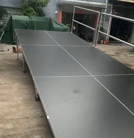 Rampa de Escenario Plegable Ligera de Aluminio, Marco Modular de Conexión Rápida para Exposiciones y Eventos al Aire Libre