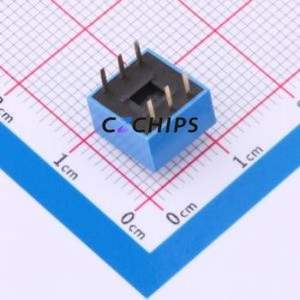 2.54-3P CJPB-L DIP Switch Through hole Component (THT) Switch Flat Toggle, Raised Type Single Pole Single Throw 3 PC Pin - Product Image 2