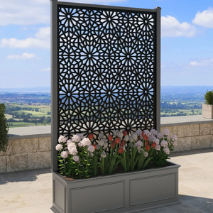 MaoRong Vente en gros personnalisée <span class=keywords><strong>de</strong></span> jardinières murales en métal avec revêtement en poudre, pots <span class=keywords><strong>de</strong></span> fleurs d'<span class=keywords><strong>extérieur</strong></span> pour la maison et le jardin - Product Image 3