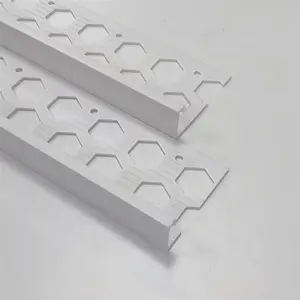 PVC plastic tile trim card slot ceiling gypsum board edge sealing strip 15mm card groove drip water strip put away edge