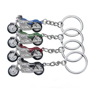 Porte-clés en forme de moto très vendus, cadeau promotionnel, porte-clés en métal vert pour les entreprises - Product Image 2