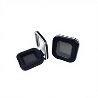 Ab Lager Lieferbare Kosmetik-ABS-Kunststoff XS-Größe Mini Magnetische Paletten Austauschbare Lidschatten-Proben Tragbarer Unterteilter Behälter