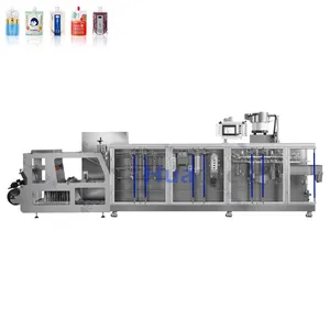 HUAPACK Doypack kantong berdiri dengan cerat timbangan Multihead kemasan dan mesin pengisi untuk saus tomat cair