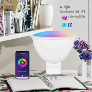 Bombilla LED Inalámbrica Inteligente Tuya RGB+CCT de 5W, Compatible con el Asistente de Google, Control Remoto, Base GU10/E27/GU5.3, Regulable, Garantía de 3 Años - Product Image 3