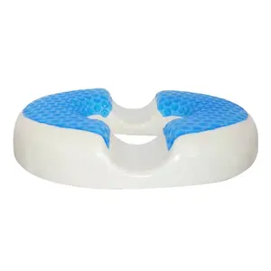 Antislip Orthopedische Gel Donut Traagschuim Stuitbeen Kussen Onderrug Staartbeen Pijnverlichting Comfort Zitkussen Voor Stoel Auto