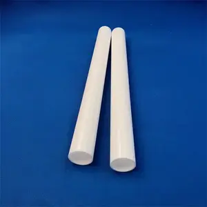Tubo in ceramica di zirconio bianco tubo boccola Zro2 con sigillatura ad entrambe le estremità