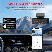 Cámara para Auto de Alta Velocidad con WiFi 5G, 4 Canales, 360°, 4K, con Sensor G, Visión Nocturna, Grabador de Video con IA, DVR para Auto