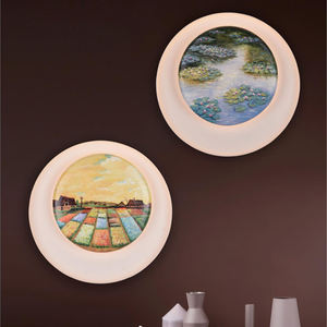 Lámpara de Techo LED Artística con Diseño de Pintura al Óleo MacaronMonet, Iluminación Interior Decorativa para Galerías de Arte, Dormitorios y Hoteles - Product Image 3