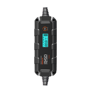 <span class=keywords><strong>Chargeur</strong></span> de <span class=keywords><strong>batterie</strong></span> de <span class=keywords><strong>voiture</strong></span> intelligent BYGD F6000 à 8 étages, 6000 mA, 6 V/12 V, WET/GEL/MF/CA/EFB/AGM/Lithium, écran LCD intelligent, noir, résistant à la chaleur, 0 V - Product Image 2