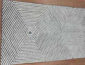 Tapis rectangulaire en laine tissé à la main, motif abstrait, tapis de qualité supérieure, salon, chambre à coucher, décoration élégante pour la maison, écologique - Product Image 5