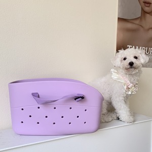 Handbag Pet Outdoor All-matching Eva Material Perforated Diy Single-shoulder Storage Bag Women's Bag Crossbody Woven Bag - Product Image 4