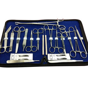 Kit d'instruments chirurgicaux en acier 2026 pour anatomie et biologie - CISEAUX, PINÇETTES, HÉMOSTAT, PORTE-AIGUILLES, LAMES - Product Image 1