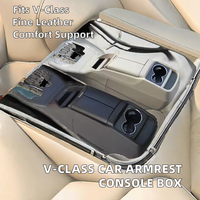 Boîte d'accoudoir de console centrale en cuir de qualité supérieure pour Mercedes Benz Classe V W447 Vito V250 V260