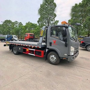 I-suzu KV600 4X2 4t 5t Road <b>Flatbed</b> Wrecker Towing Tow <b>Truck</b> Good Quality - Product Image 5