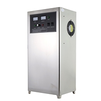 QJOZONE Générateur d'ozone à air hautement concentré 100 g/h pour eau minérale et piscine en acier inoxydable 220V Garantie 1 an