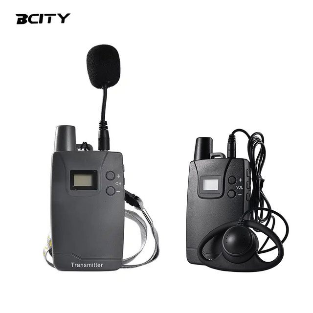 AA Battery Wireless Tour Guide System for Teacher Coaches Class Tourism Visit Conference Church Visit Audio Tour Guide System