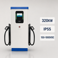 Nouvelle station de charge rapide DC CHADEMO GBT 320 kW pour véhicules électriques, double borne, sur pied, publique, compatible OCPP 1.6J, compatible solaire, WrightCharge