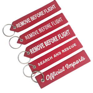 Llavero Personalizado con Bordado de Nombre o Logotipo, Etiquetas Bordadas para Ropa de Vuelo - Product Image 1