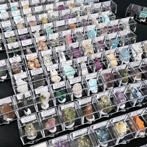 Scatola minerale acrilica all'ingrosso all'ingrosso rocce grezze naturali e scatola di campioni di cristallo - Product Image 3
