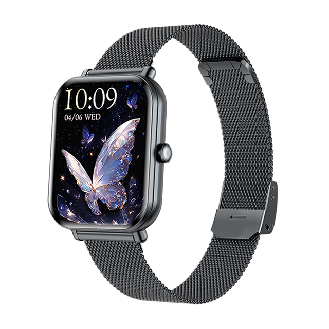 UB6Pro Alloy Fitness Tracker Smart Watch IP68 Android AMOLED HD Screen Measures Heart Rate Blood Oxygen Pressure