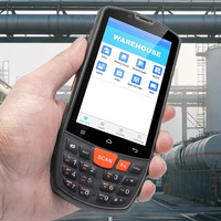 Lecteur de codes-barres mobile portable, téléphone robuste avec lecteur de codes-barres PDA pour Android 12/15, collecteur de données sans fil, collecteur de données de codes-barres