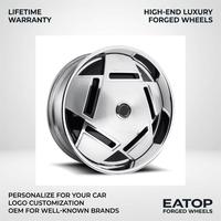 EATOP Kustomisasi 2 Buah Velg Aluminium Alloy 18-22 Inch 5X114.3 5X130 Forged Rim Deep Lip Lima Palang Poles Baru untuk Land Rover