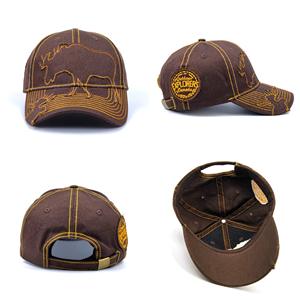 Gorra de Béisbol Casual para Exteriores, Personalizada, Retro, de Tela Encerada con Aspecto Desgastado, Minimalista y Moderna - Product Image 2