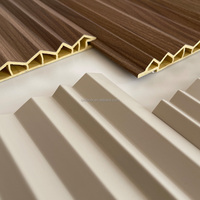 Venta caliente fábrica Foshan precio bajo techo de PVC y panel de pared compuesto de plástico de madera hoja de revestimiento de WPC