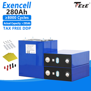 A+级 Exencell 280ah Lifepo4 电池 3.2v 方形 LF280k Hthium 280Ah MB31 314Ah 320Ah 340Ah 锂离子电池 - Product Image 1
